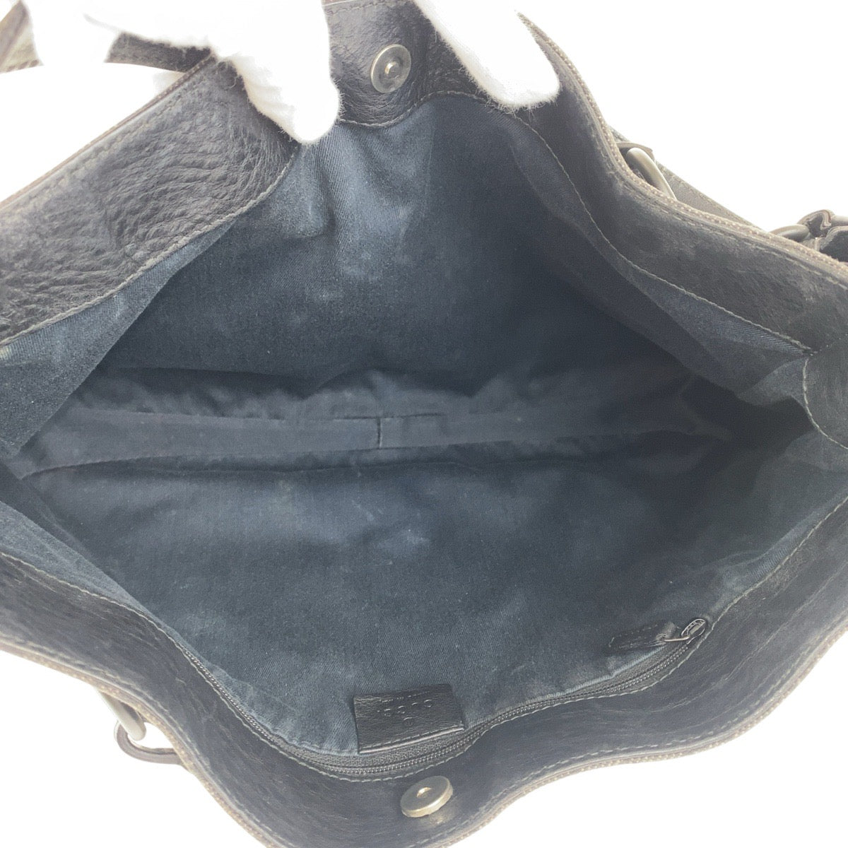 19180
GUCCI グッチ ホースビット ブラック 黒 GGキャンバス / レザー 101975 ショルダーバッグ レディース ABP36