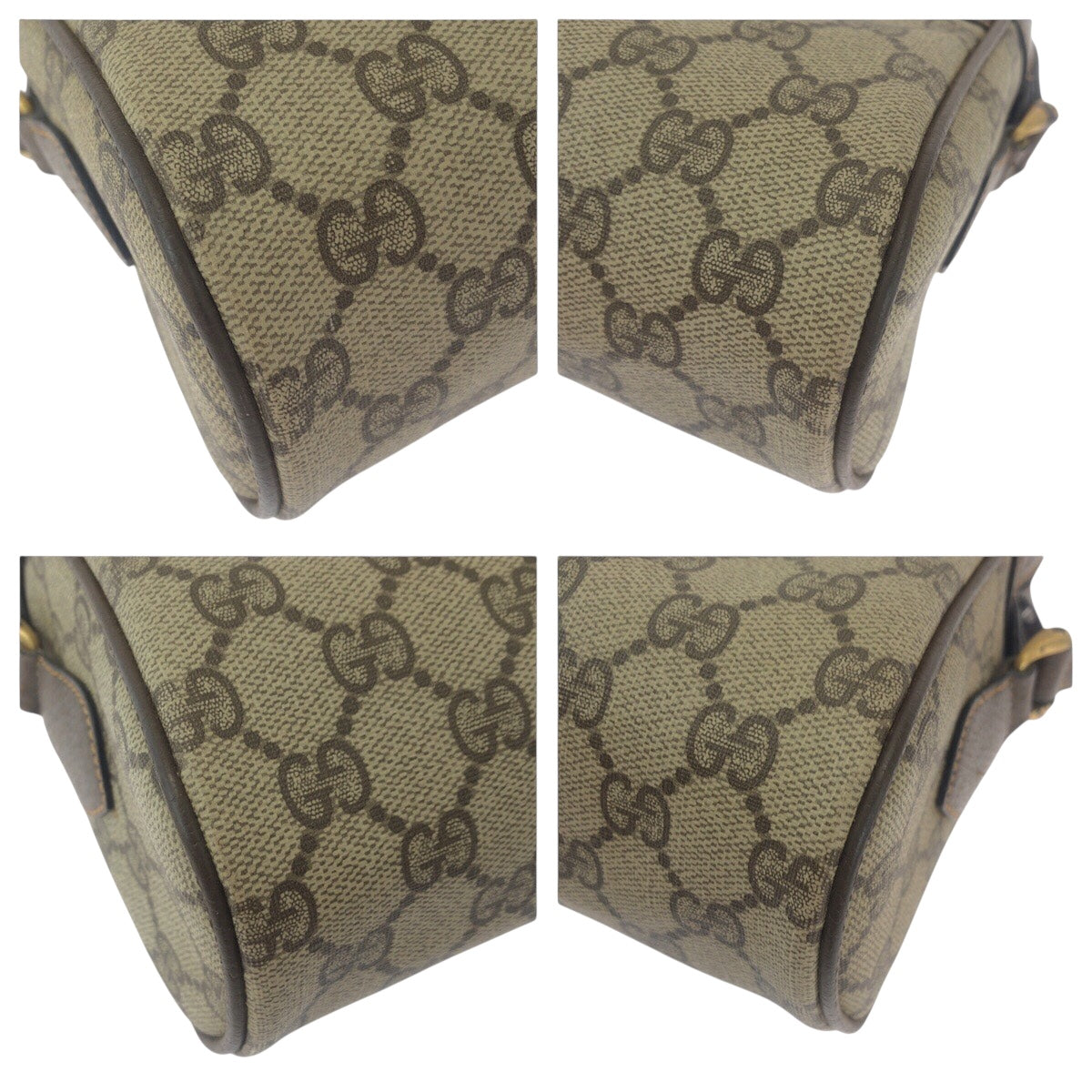 19183
GUCCI グッチ ヴィンテージ オールドグッチ シェリーライン ベージュ ブラウン ゴールド金具 GGスプリームキャンバス / レザー 72 001 4071 斜め掛け ショルダーバッグ レディース AB43