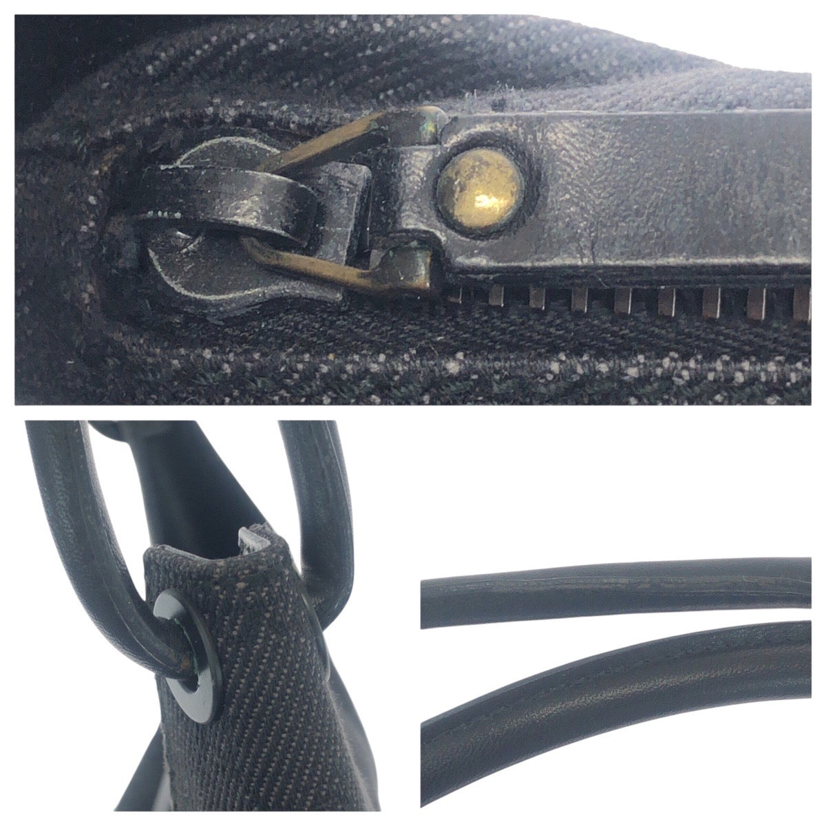 19186
GUCCI グッチ ブラック 黒 ゴールド金具 GGキャンバス 101333 ハンドバッグ ショルダーバッグ レディース AB34
