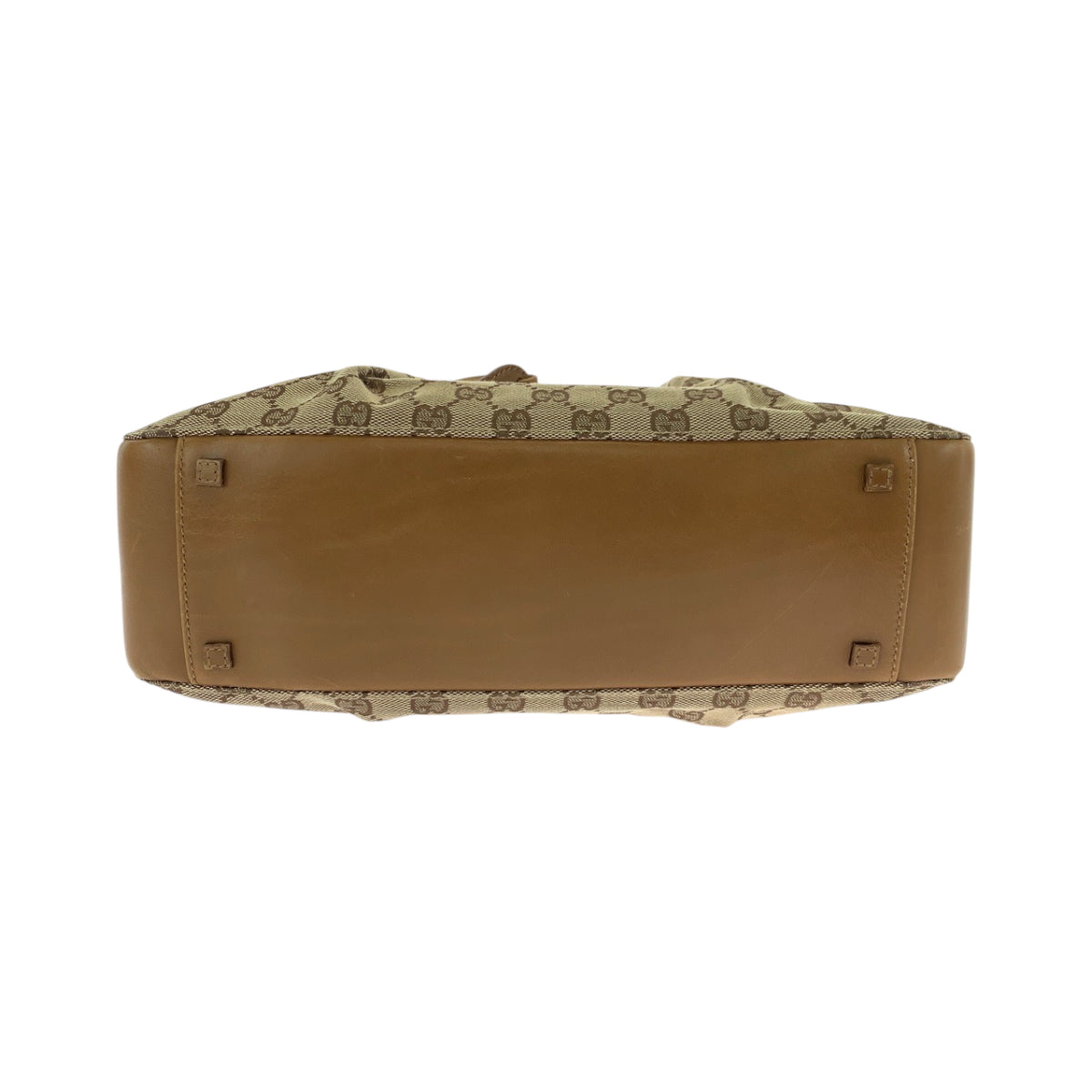 19187
GUCCI グッチ ベージュ ブラウン ゴールド金具 GGキャンバス 94898 トートバッグ ハンドバッグ  レディース ABP34
