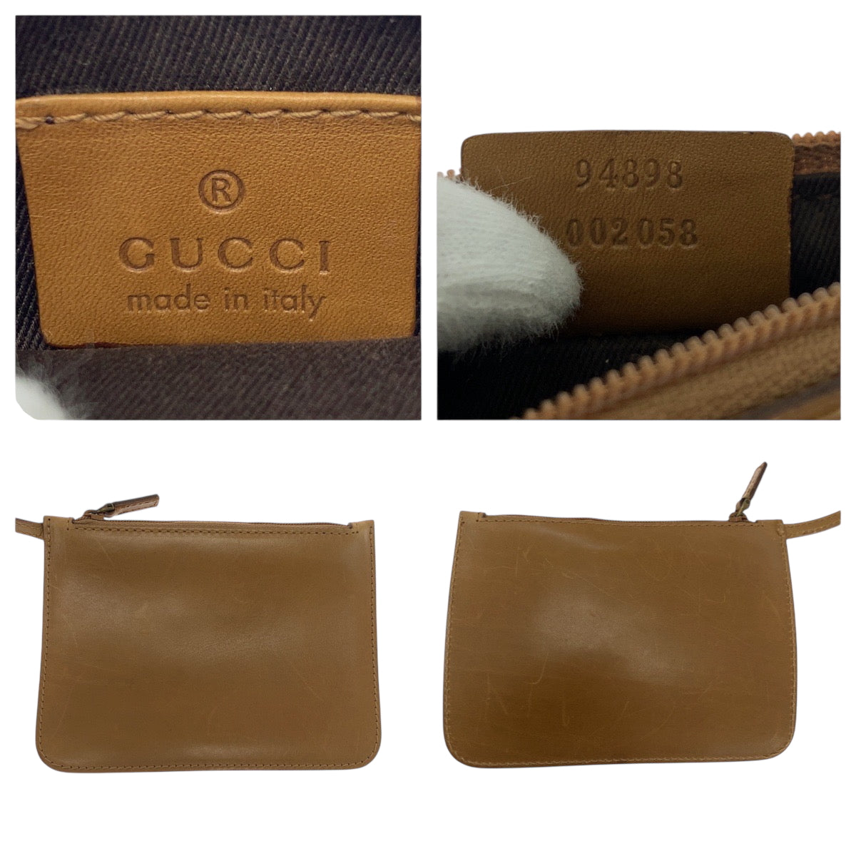 19187
GUCCI グッチ ベージュ ブラウン ゴールド金具 GGキャンバス 94898 トートバッグ ハンドバッグ  レディース ABP34
