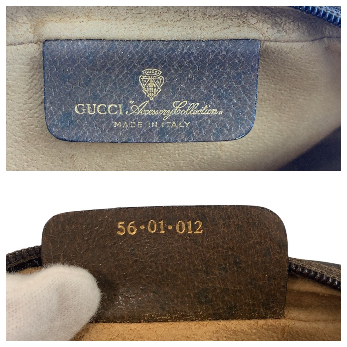 19188
GUCCI グッチ ヴィンテージ シェリーライン オールドグッチ ベージュ ブラウン ゴールド金具 GGスプリームキャンバス 56 01 012 クラッチバッグ セカンドバッグ  メンズ AB20