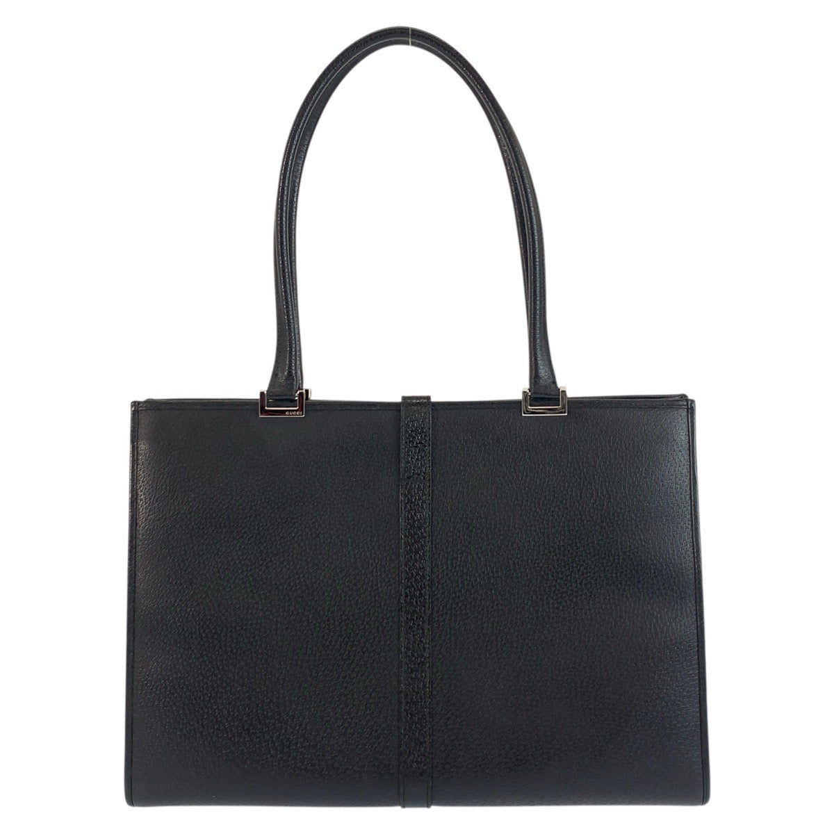 19189
GUCCI グッチ ジャッキー ブラック 黒 シルバー金具 レザー 002 1074 トートバッグ ショルダーバッグ レディース ABP48