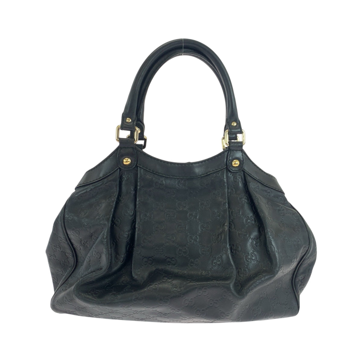 19197
GUCCI グッチ グッチシマ スーキー ブラック 黒 ゴールド金具 レザー 211944 ショルダーバッグ 肩掛け  レディース AB34