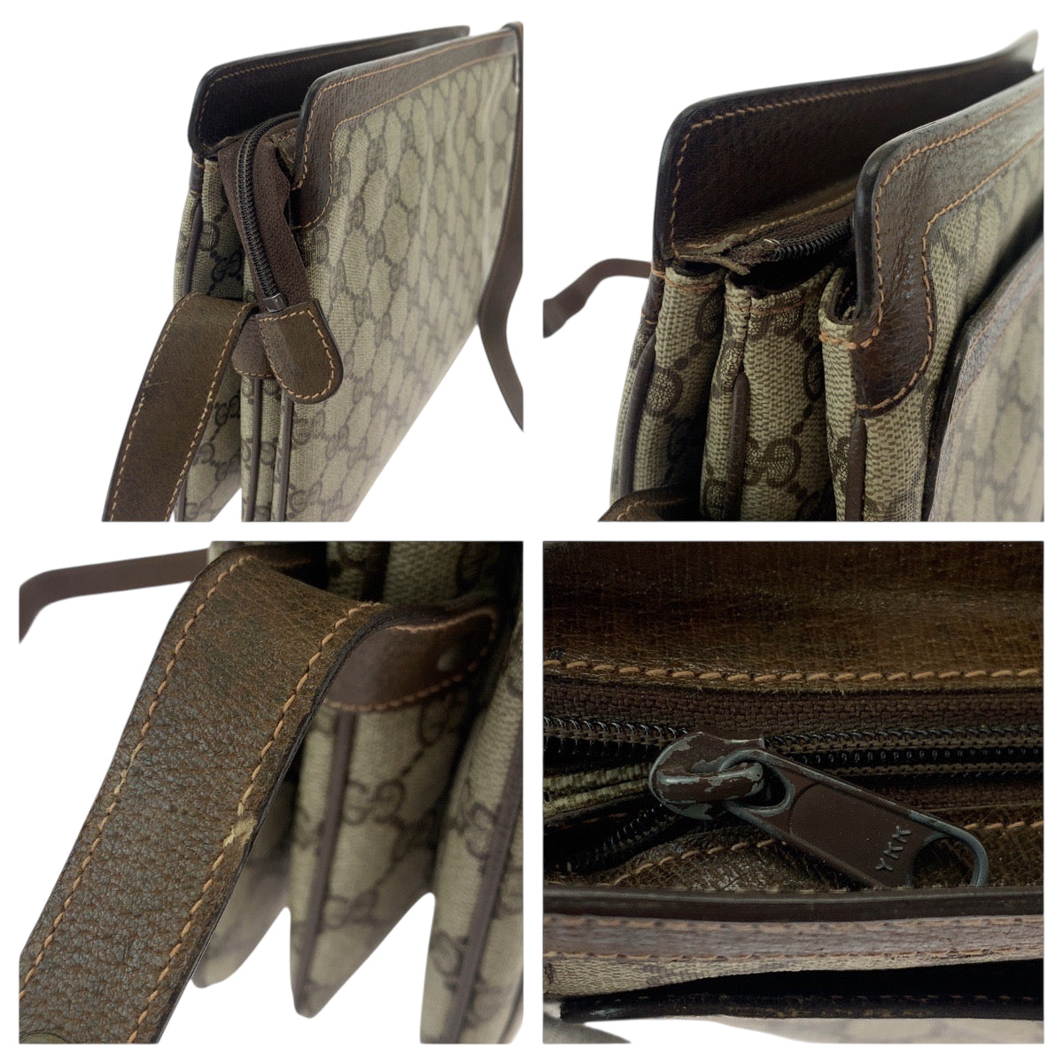 19200
GUCCI グッチ ヴィンテージ オールドグッチ シェリーライン ベージュ ブラウン ゴールド金具 GGスプリームキャンバス 001 16 4085 ショルダーバッグ 肩掛け レディース ABP41