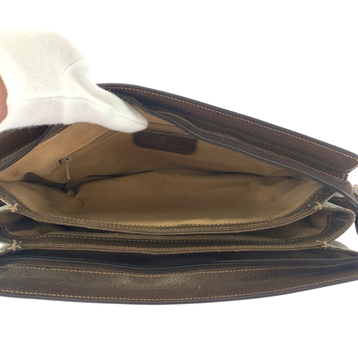 19200
GUCCI グッチ ヴィンテージ オールドグッチ シェリーライン ベージュ ブラウン ゴールド金具 GGスプリームキャンバス 001 16 4085 ショルダーバッグ 肩掛け レディース ABP41