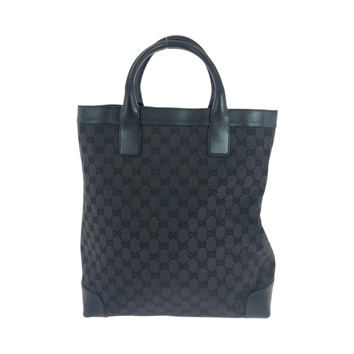 19202
GUCCI グッチ ブラック 黒 シルバー金具 GGキャンバス 002 1141 トートバッグ ショルダーバッグ レディース AB27