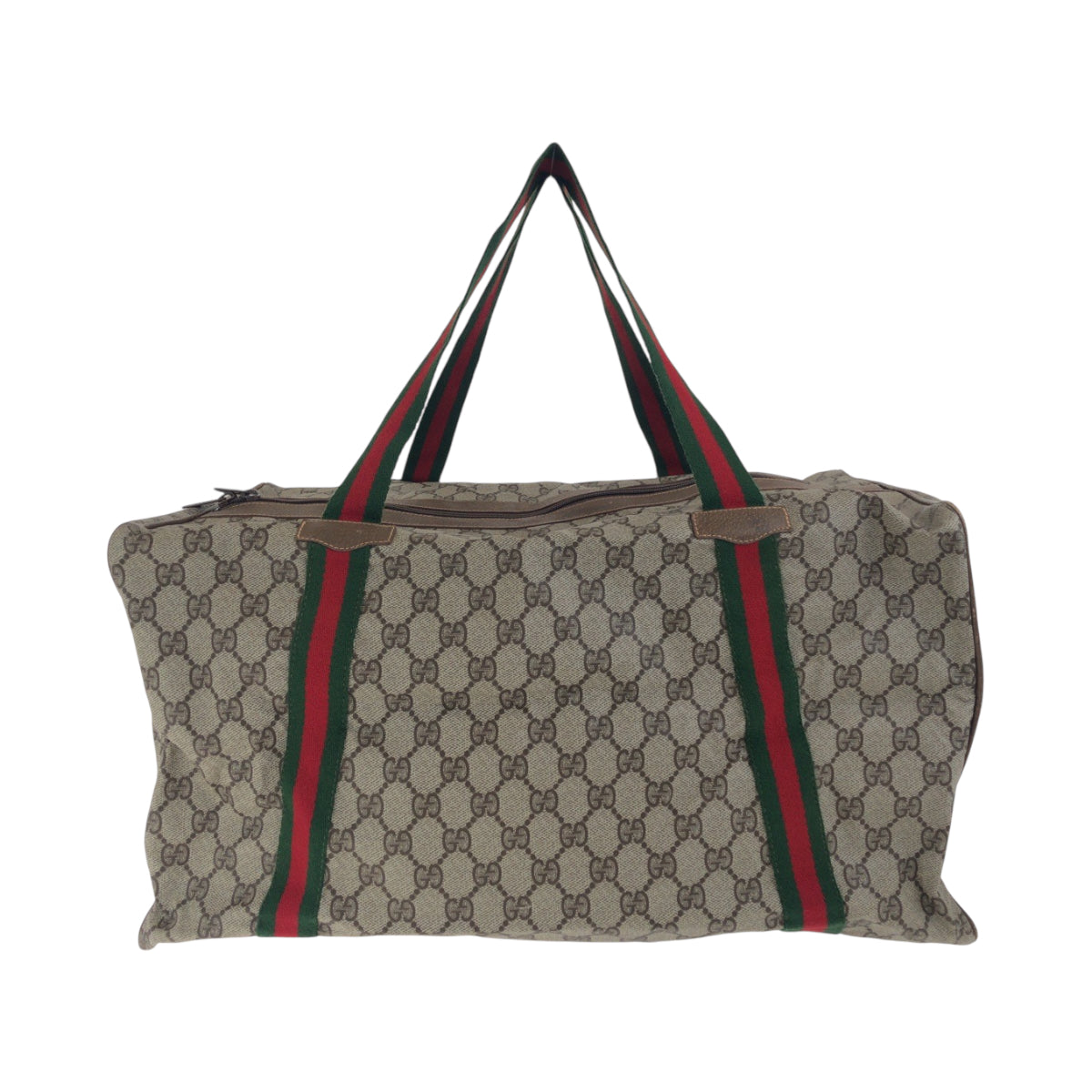 19209
GUCCI グッチ ヴィンテージ オールドグッチ シェリーライン ベージュ グリーン レッド GGスプリームキャンバス 012 404 0282 ボストンバッグ ハンドバッグ メンズ ABP41