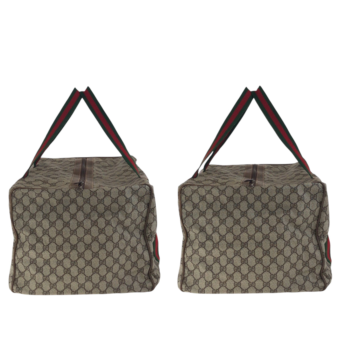 19209
GUCCI グッチ ヴィンテージ オールドグッチ シェリーライン ベージュ グリーン レッド GGスプリームキャンバス 012 404 0282 ボストンバッグ ハンドバッグ メンズ ABP41