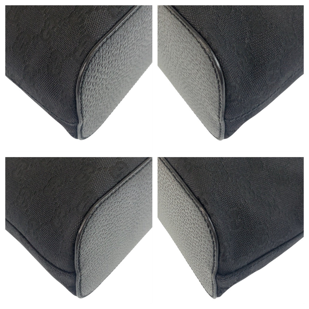19212
GUCCI グッチ ブラック 黒 シルバー金具 GGキャンバス 115003 ショルダーバッグ レディース A52