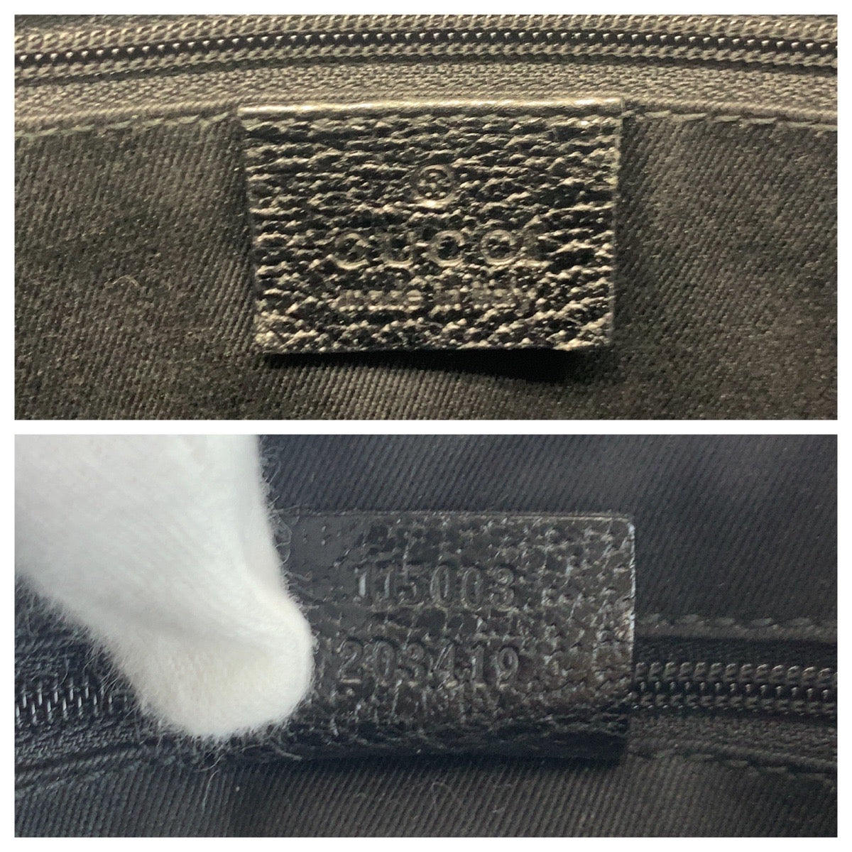 19212
GUCCI グッチ ブラック 黒 シルバー金具 GGキャンバス 115003 ショルダーバッグ レディース A52