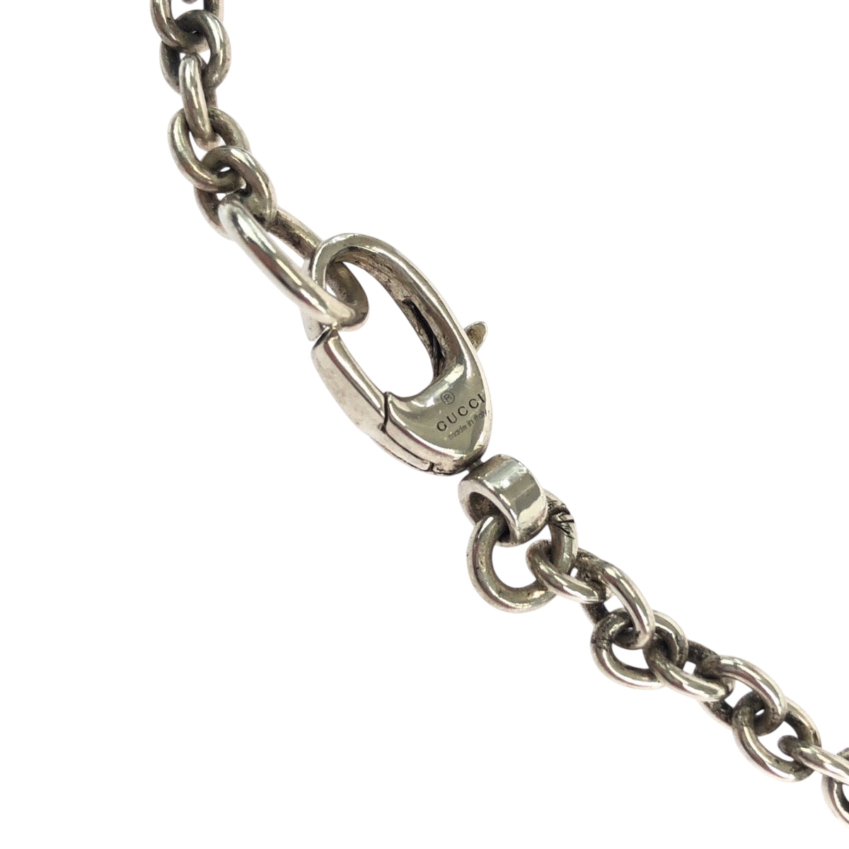 19214
GUCCI グッチ インターロッキング シルバー SV925 シルバー ネックレス  メンズ A15
