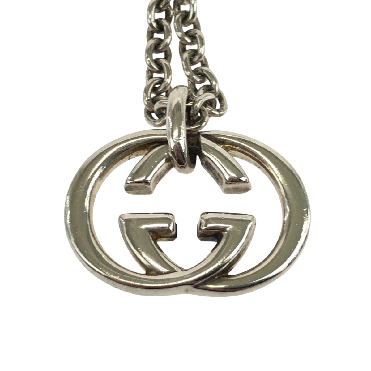 19214
GUCCI グッチ インターロッキング シルバー SV925 シルバー ネックレス  メンズ A15