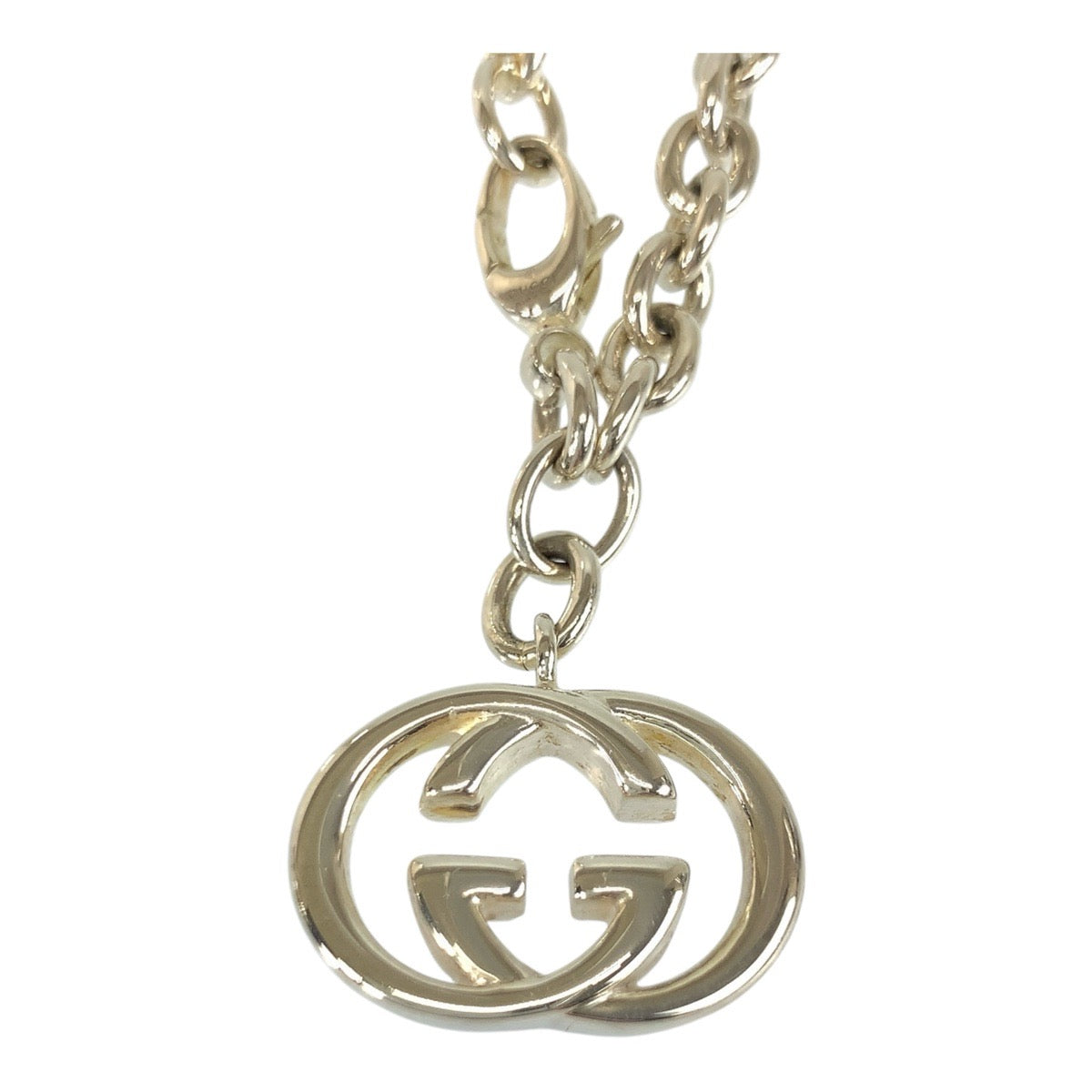 19215
GUCCI グッチ ダブルG インターロッキング シルバー SV925 シルバー ブレスレット  レディース SA15