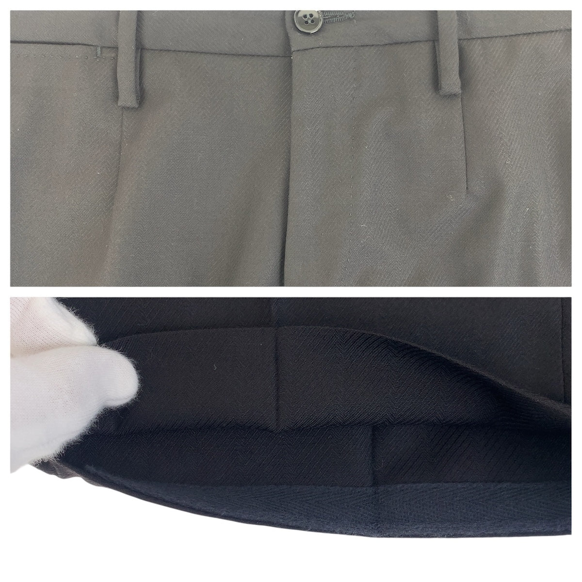 19216
DOLCE&GABBANA ドルチェアンドガッバーナ サイズ48 ブラック 黒 ウール / アセテート / キュプラ パンツ スーツ スラックス  メンズ AB