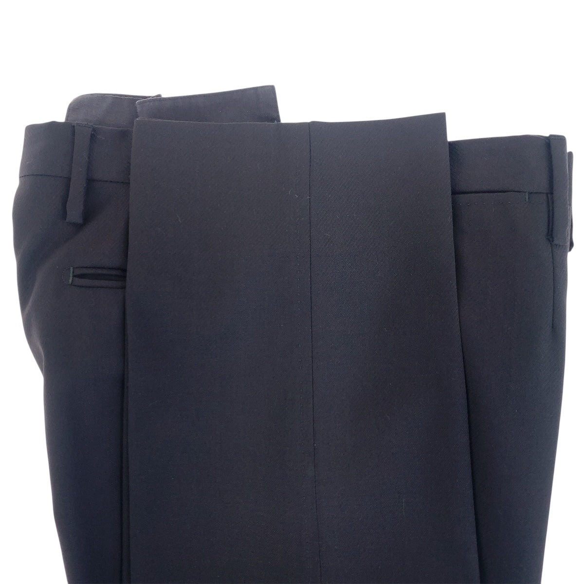 19216
DOLCE&GABBANA ドルチェアンドガッバーナ サイズ48 ブラック 黒 ウール / アセテート / キュプラ パンツ スーツ スラックス  メンズ AB