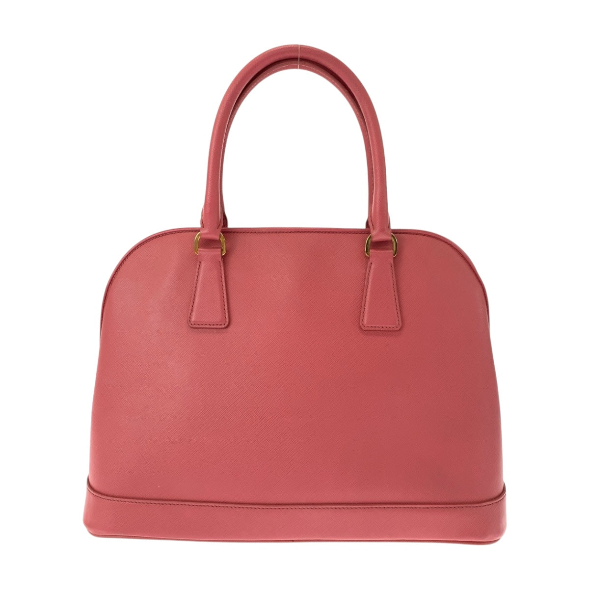 19220
PRADA プラダ サフィアーノ 三角ロゴプレート ピンク ゴールド金具 レザー BN2558 ハンドバッグ  レディース ABP62