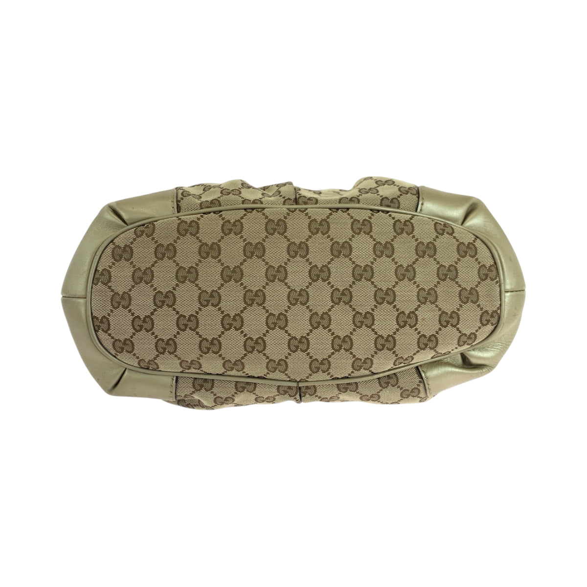 19225
GUCCI グッチ ベージュ ゴールド金具 GGキャンバス 247902 ショルダーバッグ ハンドバッグ 2way  レディース AB34
