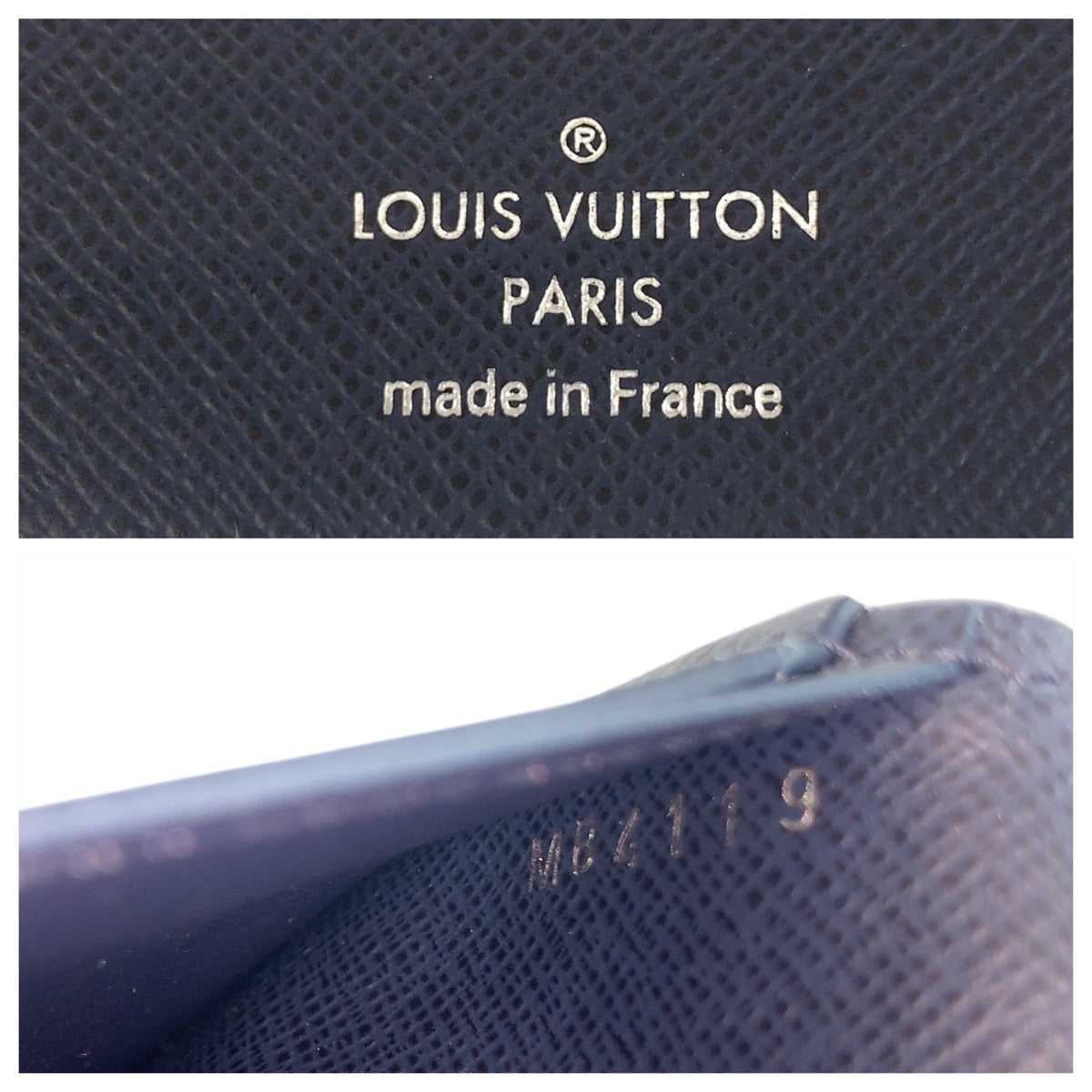 19227
LOUIS VUITTON ルイヴィトン タイガ ポルトフォイユ ブラザ ブルーマリーヌ ネイビー シルバー金具 レザー M30502 長財布 ロングウォレット メンズ A31