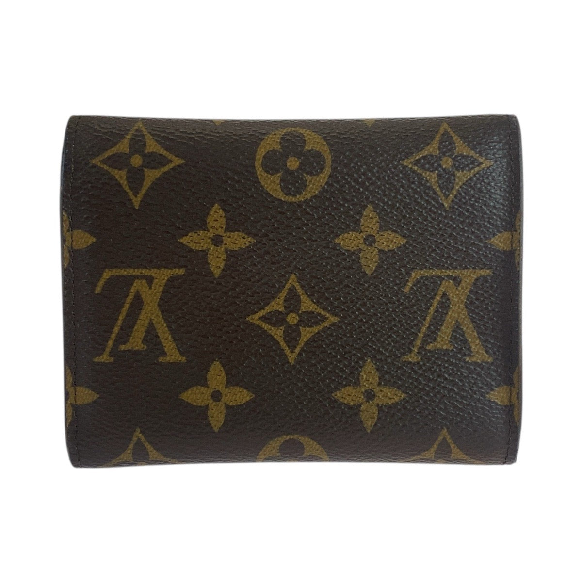19233
LOUIS VUITTON ルイヴィトン モノグラム ポルトフォイユ ヴィクトリーヌ ブラウン ゴールド金具 PVC M62472 折財布 コンパクトウォレット レディース ABP31