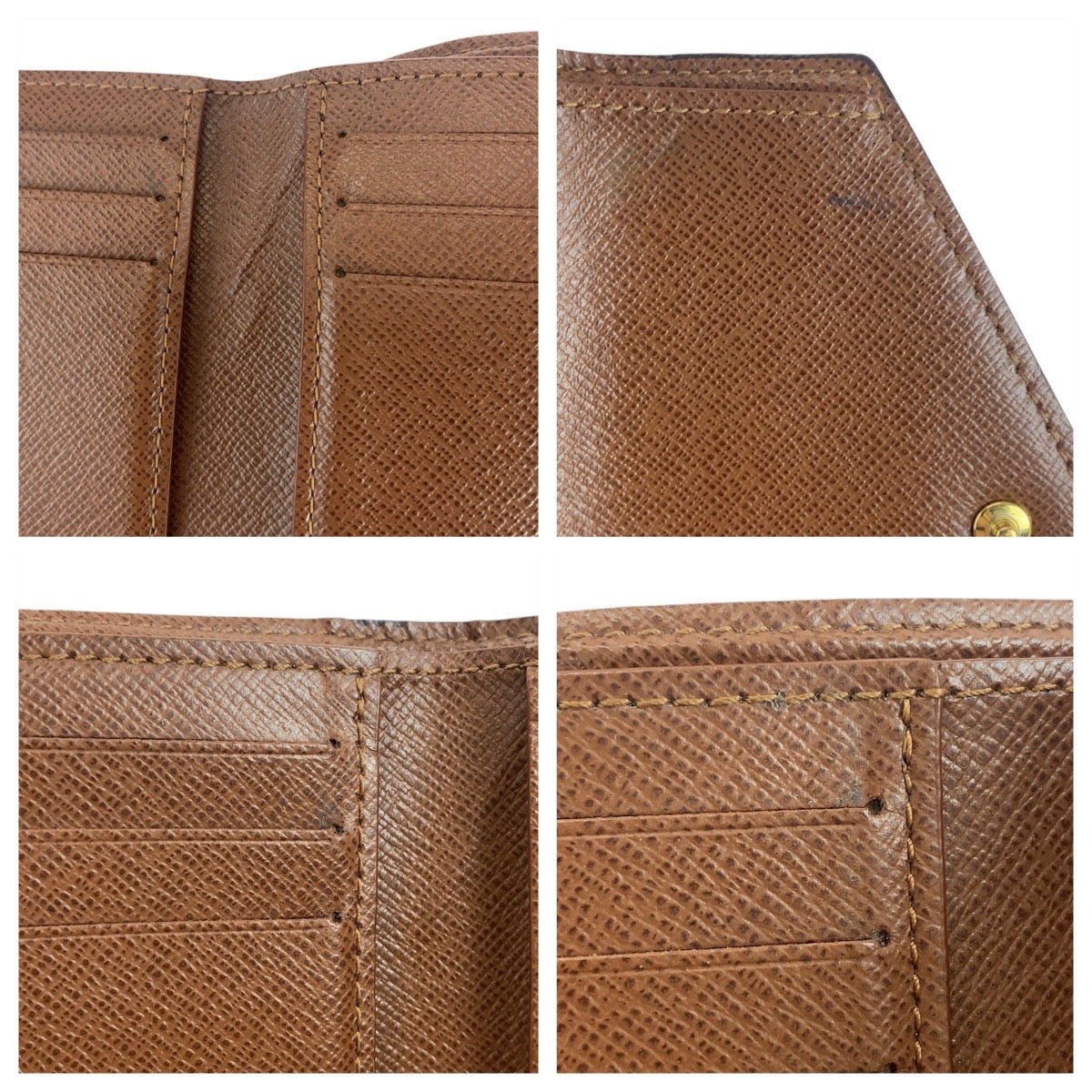 19233
LOUIS VUITTON ルイヴィトン モノグラム ポルトフォイユ ヴィクトリーヌ ブラウン ゴールド金具 PVC M62472 折財布 コンパクトウォレット レディース ABP31