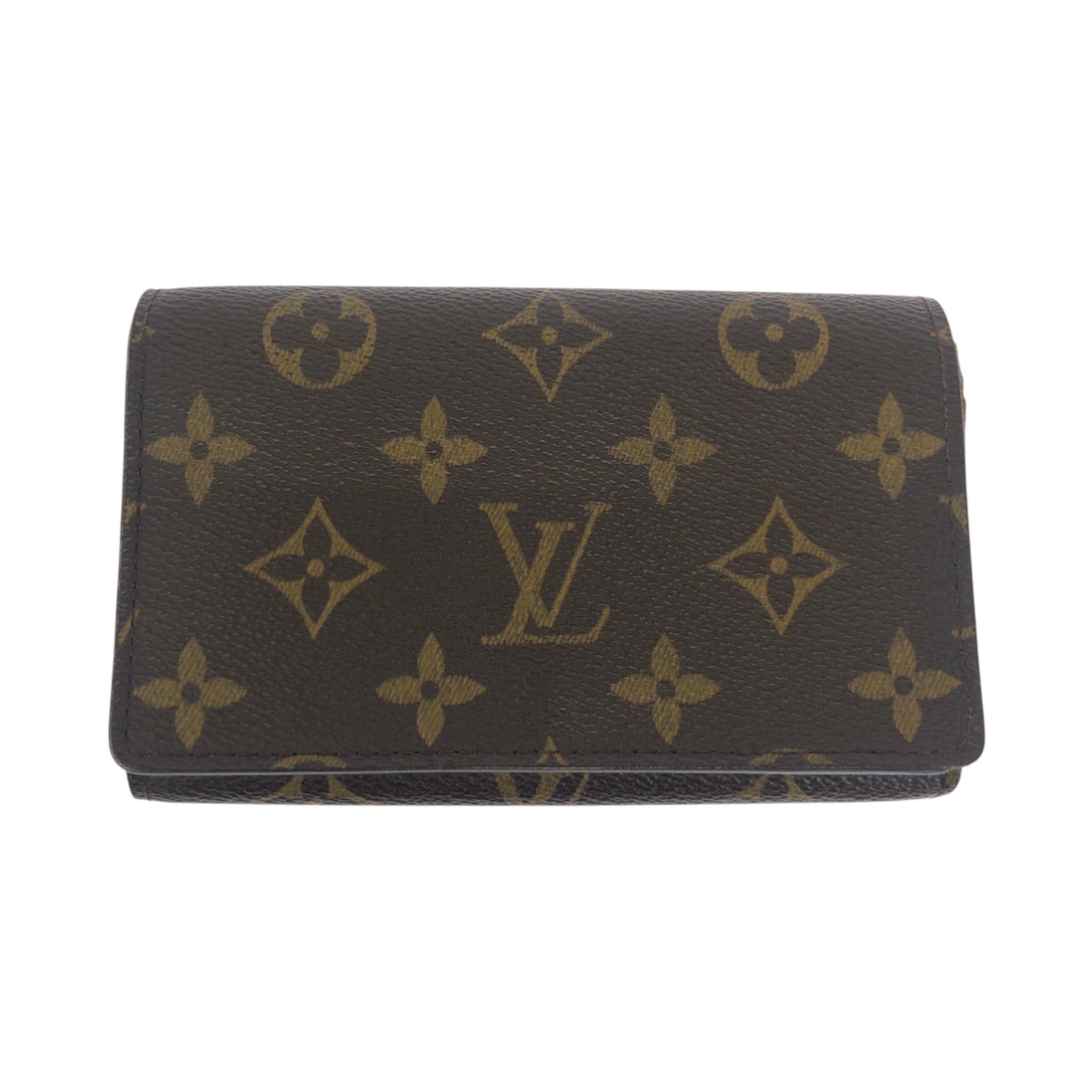 19238
LOUIS VUITTON Monogram Portefeuille Trésor Dark Brown Gold Hardware PVC M61736 Bi-fold Wallet Compact Wallet for Women AB13