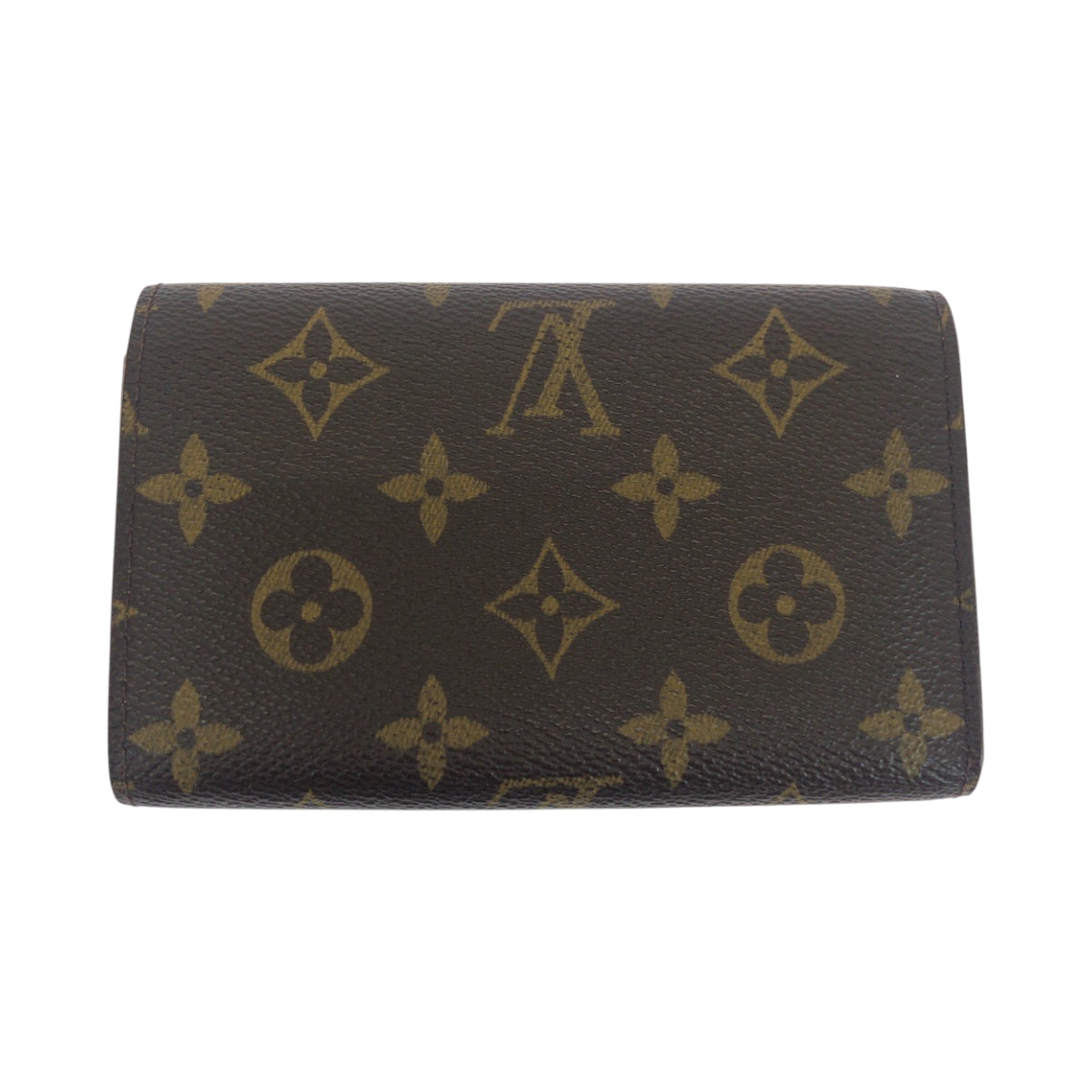 19238
LOUIS VUITTON Monogram Portefeuille Trésor Dark Brown Gold Hardware PVC M61736 Bi-fold Wallet Compact Wallet for Women AB13