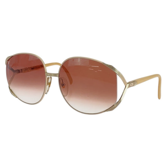 19239
Dior ディオール ヴィンテージ ピンク ゴールド金具 プラスチック / メタル 2250 45 63□17 120 サングラス ボストン レディース AB13
