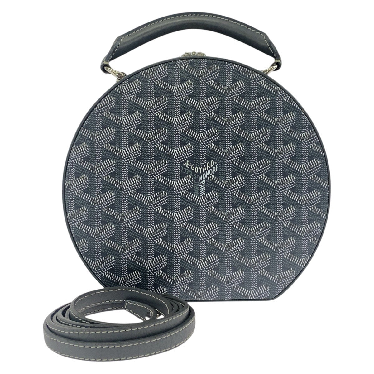 19240
GOYARD ゴヤール ヘリンボーン ハットボックス アルトトランクバッグ PVC / レザー ショルダーバッグ バニティバッグ ハンドバッグ 2WAY レディース A360