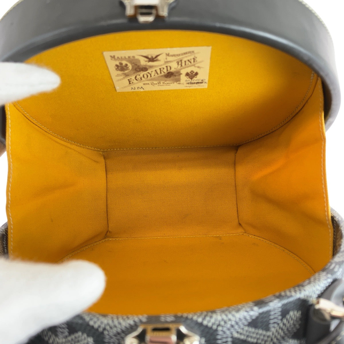19240
GOYARD ゴヤール ヘリンボーン ハットボックス アルトトランクバッグ PVC / レザー ショルダーバッグ バニティバッグ ハンドバッグ 2WAY レディース A360