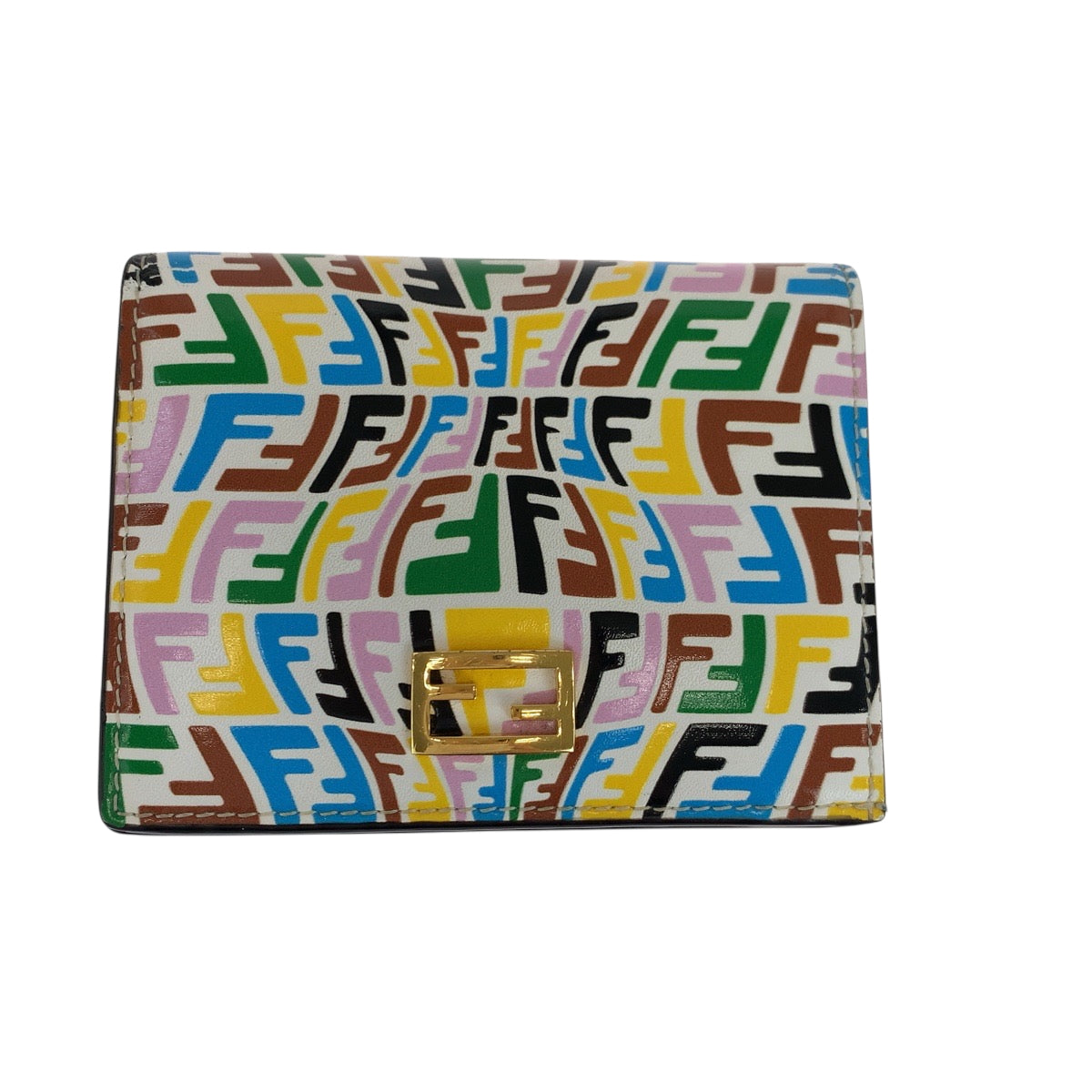 19245
FENDI フェンディ F1EXO/MLC+CYBER-BLUE+O カーフ 8M0420 AGKS 折財布 コンパクトウォレット  レディース A34