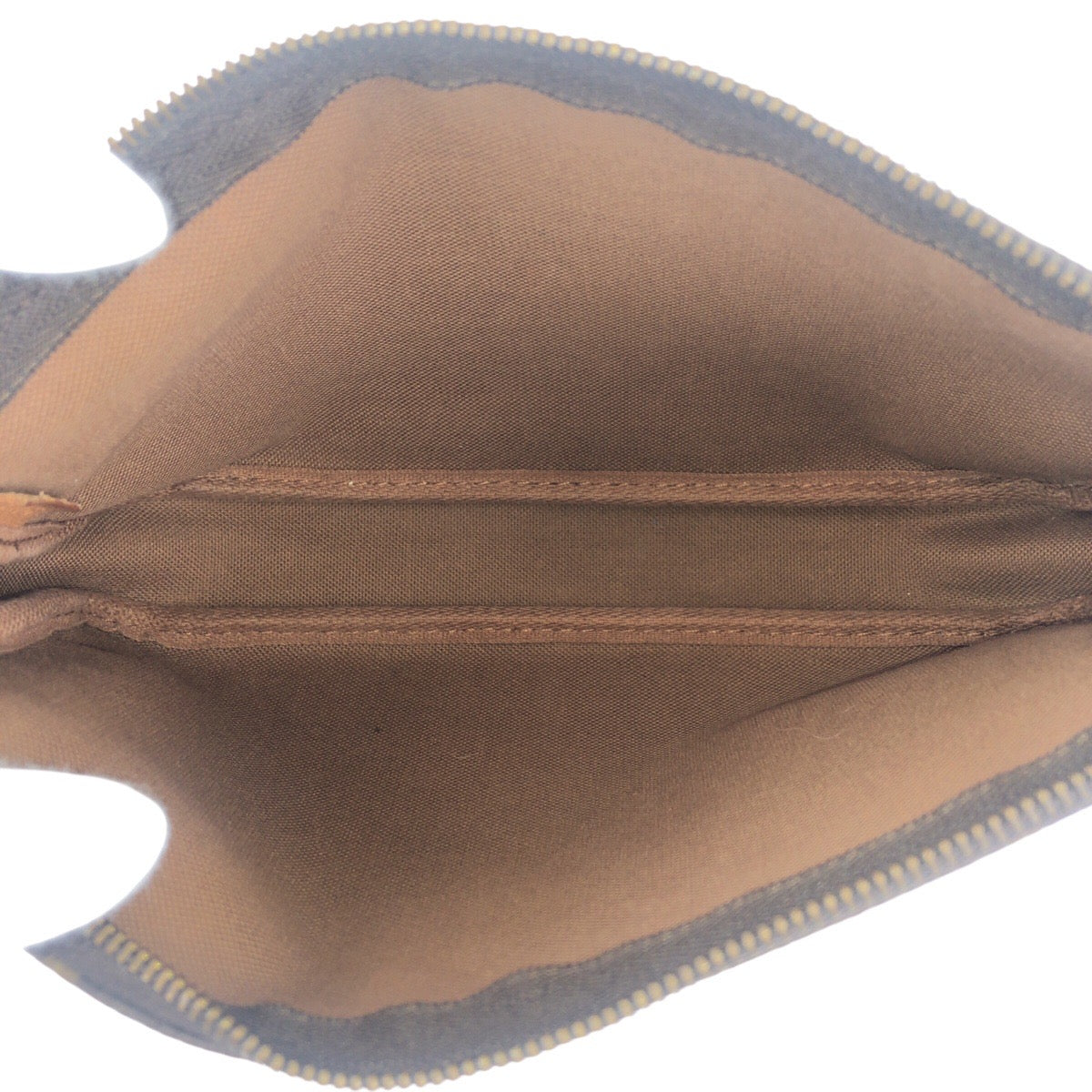 19247
LOUIS VUITTON ルイヴィトン モノグラム ポシェット アクセソワール ブラウン ゴールド金具 PVC M51980 ハンドバッグ アクセサリーポーチ レディース AB50