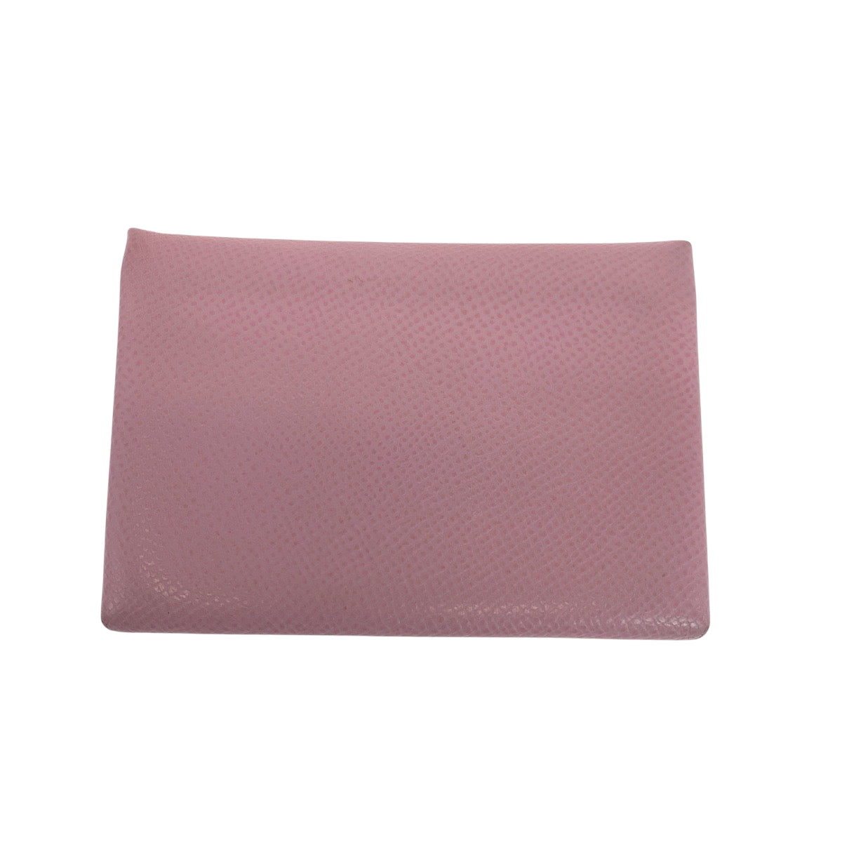 19248
HERMES エルメス カルヴィデュオ モーヴシルベストル ピンク シルバー金具 ヴォーエプソン コインケース コンパクトウォレット カードケース 名刺入れ D刻印  レディース ABP55