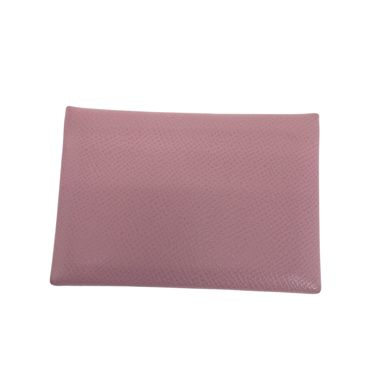 19248
HERMES エルメス カルヴィデュオ モーヴシルベストル ピンク シルバー金具 ヴォーエプソン コインケース コンパクトウォレット カードケース 名刺入れ D刻印  レディース ABP55