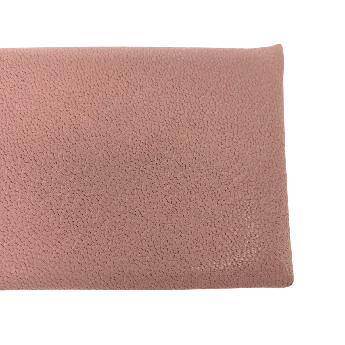 19249
HERMES エルメス カルヴィ ローズサクラ  ピンク シルバー金具 シェーブル コインケース コンパクトウォレット Y刻印  レディース ABP24