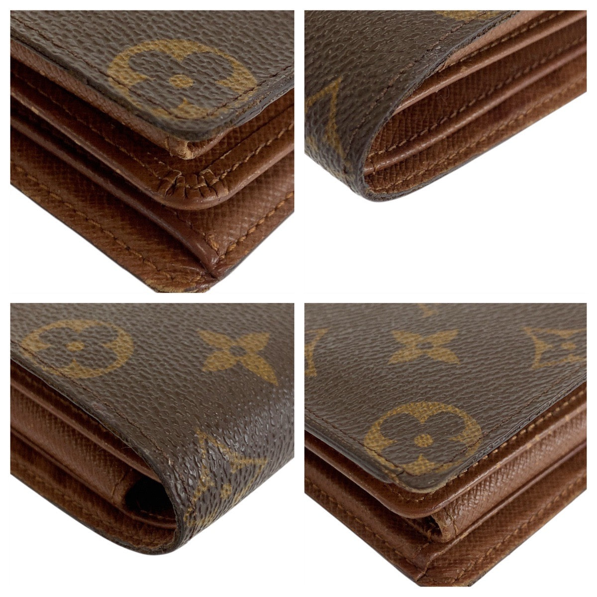 19250
LOUIS VUITTON ルイヴィトン モノグラム ポルトフォイユ・フロリン ブラウン 茶 ゴールド金具 PVC M60026 折財布 コンパクトウォレット レディース AB13