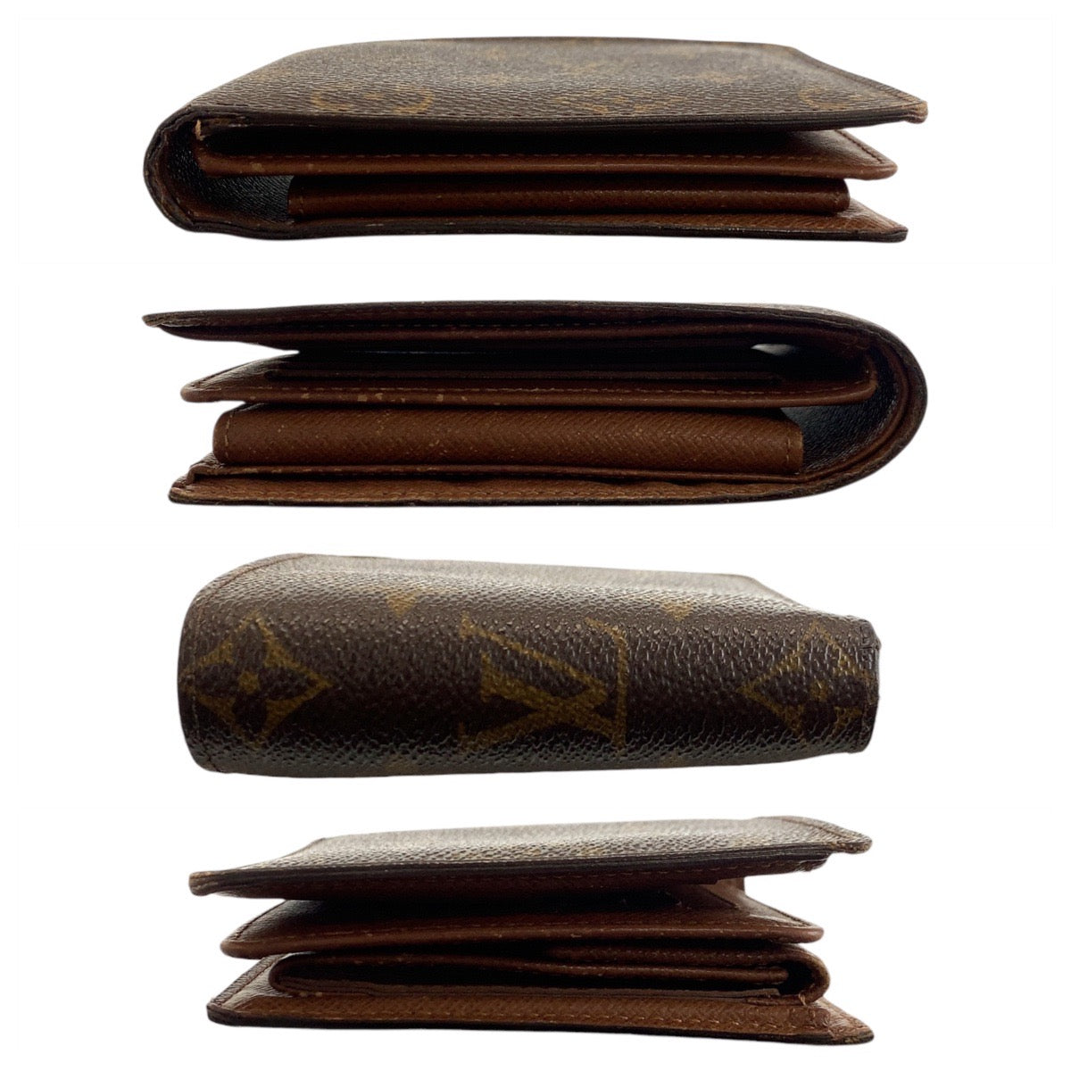 19250
LOUIS VUITTON ルイヴィトン モノグラム ポルトフォイユ・フロリン ブラウン 茶 ゴールド金具 PVC M60026 折財布 コンパクトウォレット レディース AB13