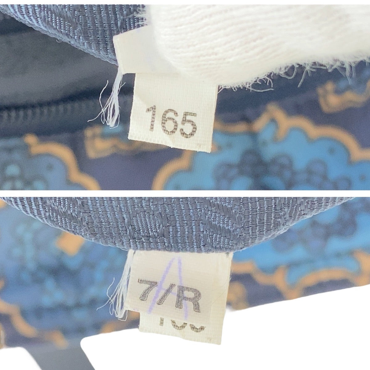 19261
PRADA プラダ テスート 三角ロゴプレート ブルー ネイビー ゴールド金具 ナイロン / レザー トートバッグ ショルダーバッグ 2WAY  レディース A52