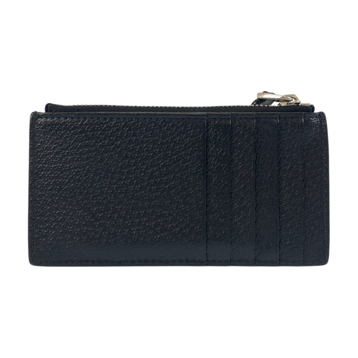 19263
GUCCI グッチ ダブルG 男女兼用 ブラック 黒 シルバー金具 レザー 722726 コインケース フラグメントケース カードケース メンズ SA36