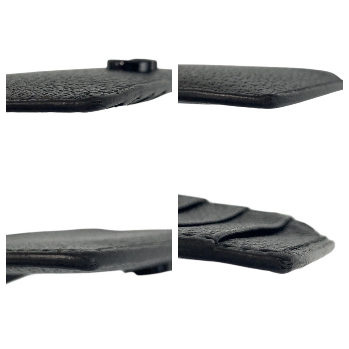 19263
GUCCI グッチ ダブルG 男女兼用 ブラック 黒 シルバー金具 レザー 722726 コインケース フラグメントケース カードケース メンズ SA36