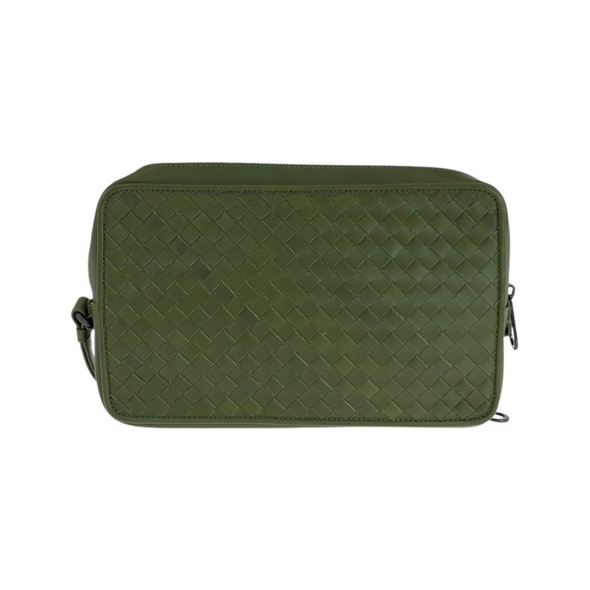 19264
BOTTEGAVENETA ボッテガヴェネタ イントレチャート カーキ 緑 グリーン レザー B03042366U セカンドバッグ クラッチバッグ  メンズ ABP62