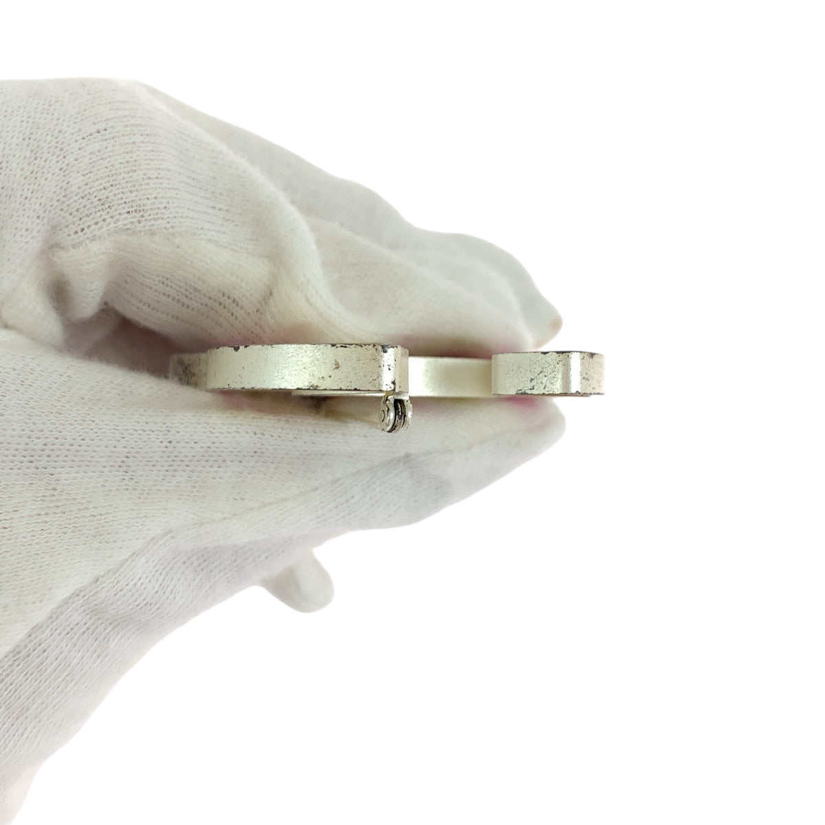 19265
CHANEL シャネル 04Cストライプ ココマーク シルバー マルチカラー アクリル / メッキ ブローチ AB38