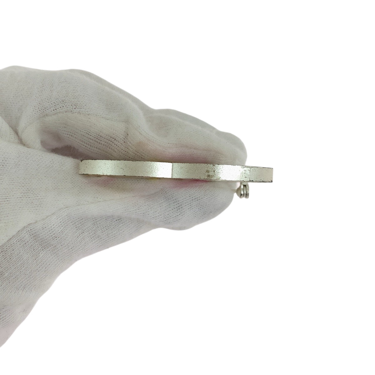 19265
CHANEL シャネル 04Cストライプ ココマーク シルバー マルチカラー アクリル / メッキ ブローチ AB38