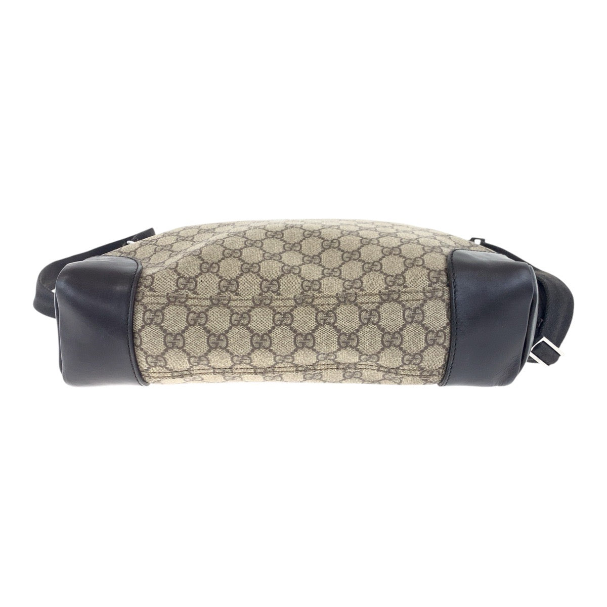 19268
GUCCI グッチ ベージュ ブラウン シルバー金具 GGスプリームキャンバス 110054 ショルダーバッグ メッセンジャーバッグ メンズ AB34