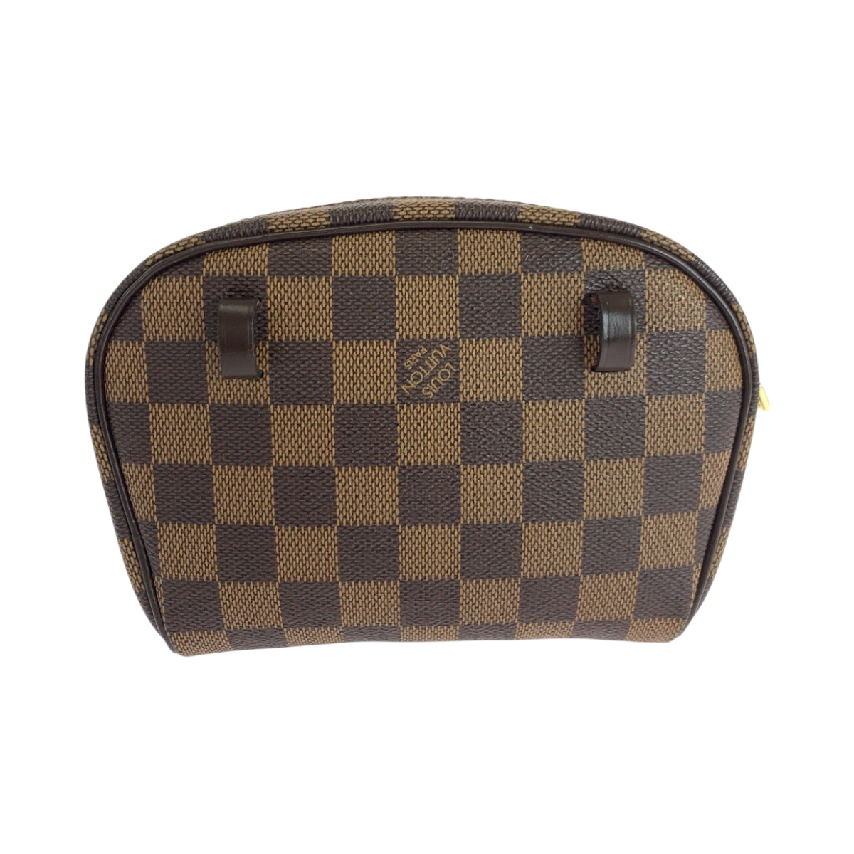 19278
LOUIS VUITTON ルイヴィトン ダミエ エベヌ ポシェット イパネマ サイズXS ブラウン ゴールド金具 PVC N51296 ウエストバッグ レディース A48