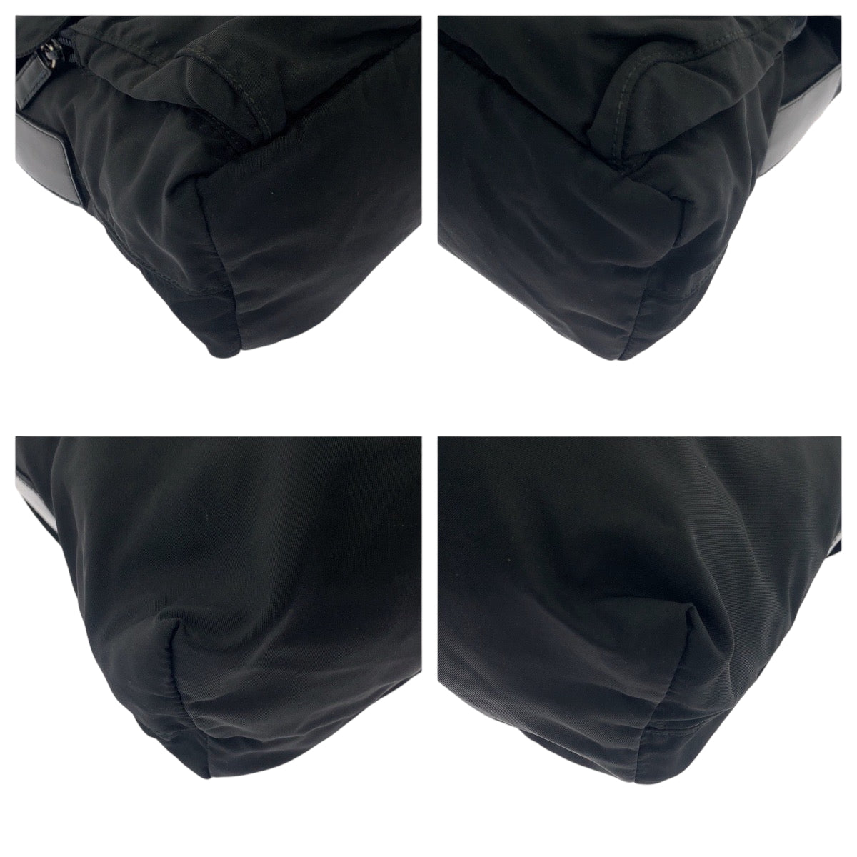 19281
PRADA プラダ テスート 三角ロゴプレート ブラック 黒 シルバー金具 ナイロン BT8994 ショルダーバッグ ポシェット  メンズ AB41