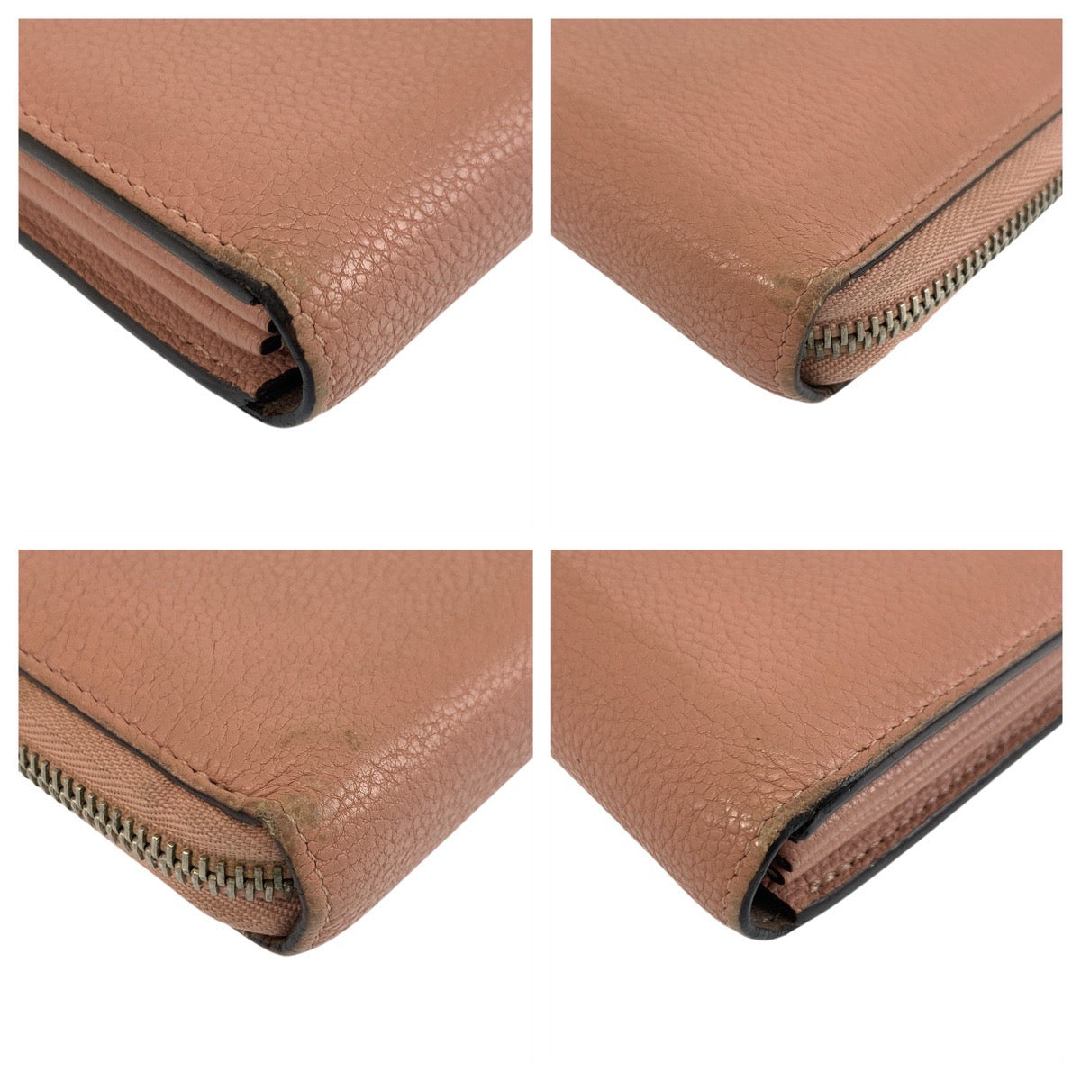 19282
LOUIS VUITTON ルイヴィトン ポルトフォイユ コメット マグノリア ピンク グレージュ シルバー金具 レザー M60148 長財布 ロングウォレット レディース AB24