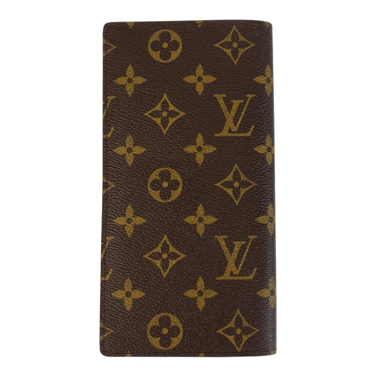 19283
LOUIS VUITTON ルイヴィトン モノグラム ポルトフォイユ ブラザ ブラウン ゴールド金具 PVC M66540 長財布 ロングウォレット メンズ A36