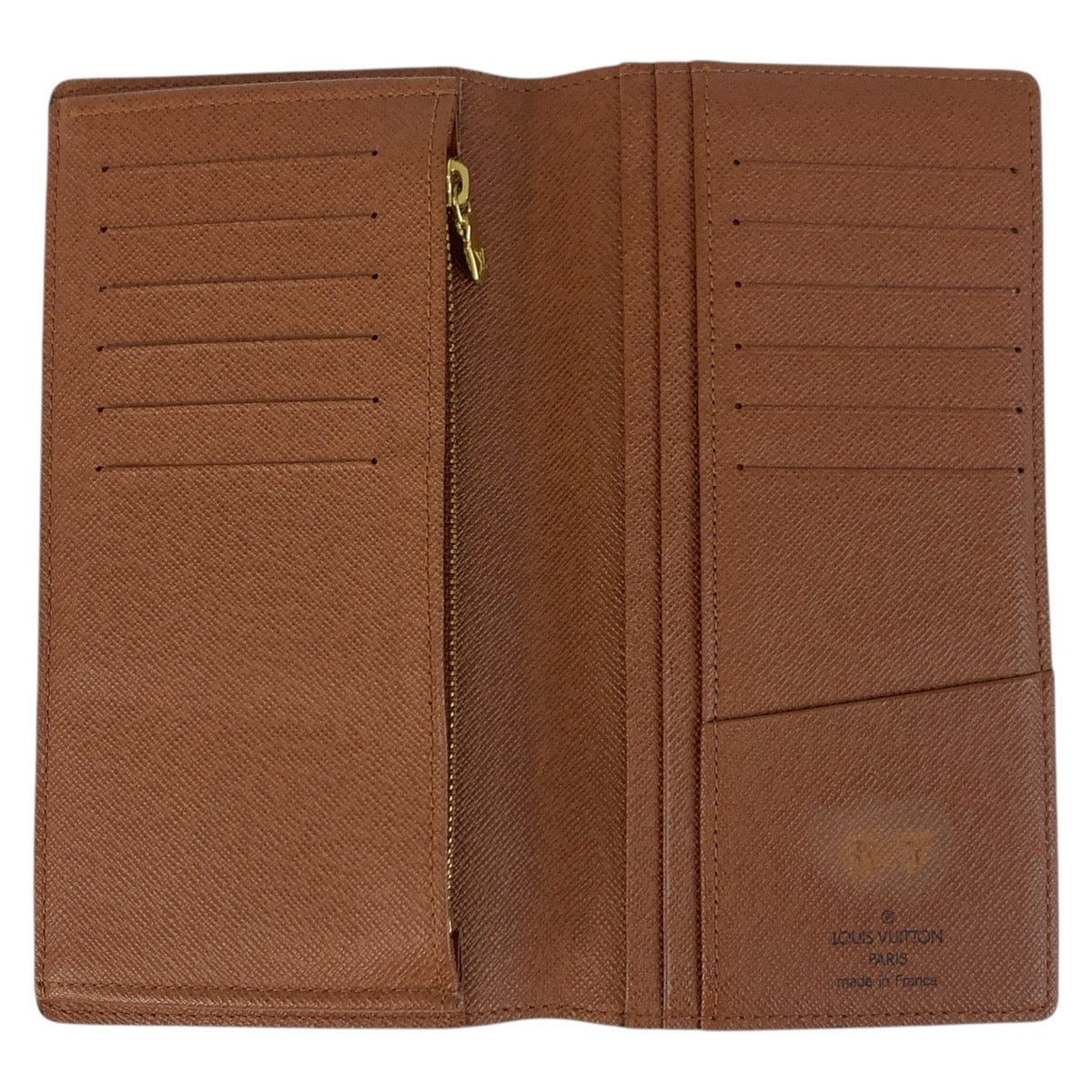 19283
LOUIS VUITTON ルイヴィトン モノグラム ポルトフォイユ ブラザ ブラウン ゴールド金具 PVC M66540 長財布 ロングウォレット メンズ A36