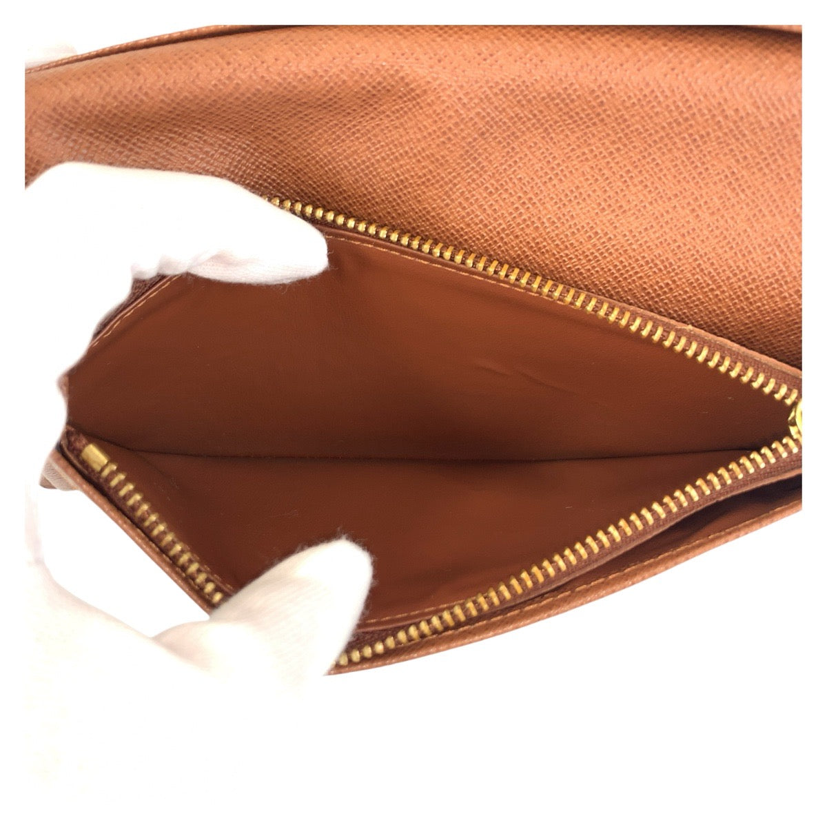 19283
LOUIS VUITTON ルイヴィトン モノグラム ポルトフォイユ ブラザ ブラウン ゴールド金具 PVC M66540 長財布 ロングウォレット メンズ A36